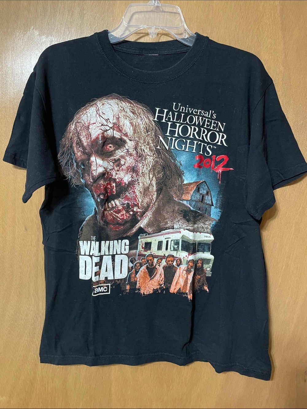 The Walking Dead 2012 Black Short Sleeve Graphic Tee